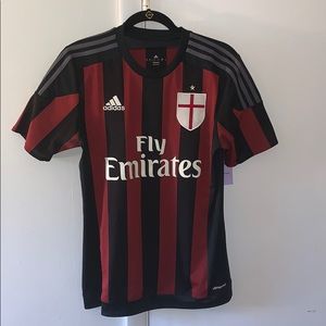 Fly Emirates Ac Milan soccer Jersey